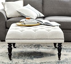 Open Box: Raleigh Tufted Square Ottoman