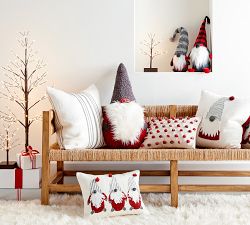 Gnome Pom Pom Pillow Cover