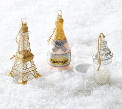 Glitz and Glamour Ornaments - Set of 3