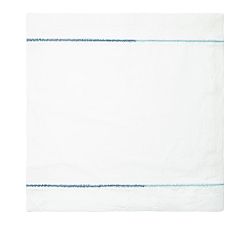 Embroidery Block Print Cotton Napkins - Set of 4