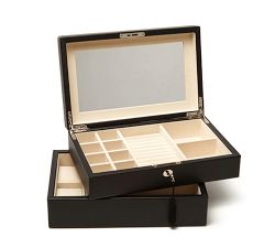 Kennedy Vegan Leather Stackable Jewelry Box