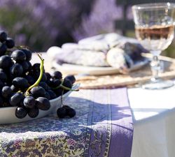 Lavender Blockprint Cotton Table Runner
