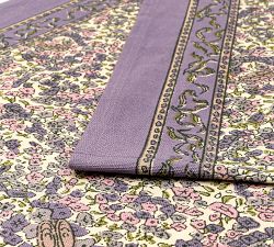 Lavender Blockprint Cotton Table Runner