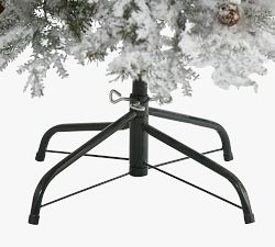 Lit Flocked Montana Down Swept Spruce Artificial Christmas Tree