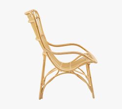 Monet Rattan Highback Outdoor Lounge Chair