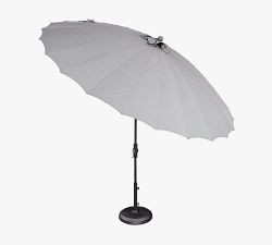 10' Round Portia Outdoor Patio Umbrella - Aluminum Tilt Frame