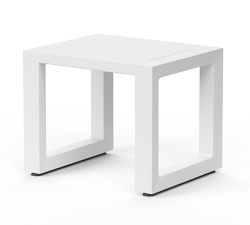 Canva Metal Square Outdoor End Table (21")