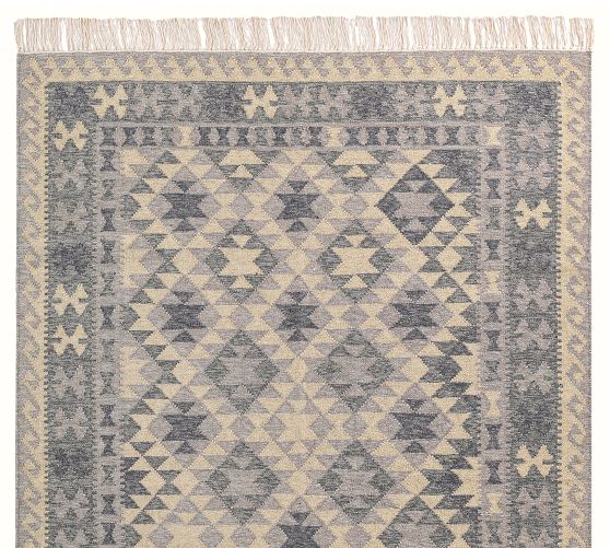 Silas Flatweave Wool Rug by Pottery Barn