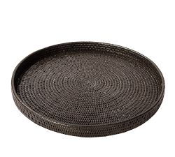 Tava Handwoven Rattan Oversized Round Tray