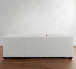York Square Arm Chaise Sleeper Sectional (99")