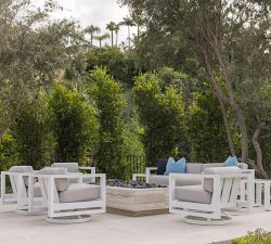 Canva Metal Square Outdoor End Table (21")