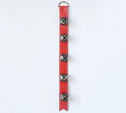 Hanging Jingle Bells on Leather Belt