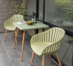 Sinclair 3-Piece Teak Rectangular Dining Table Set