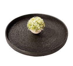 Tava Handwoven Rattan Oversized Round Tray