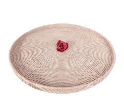 Tava Handwoven Rattan Oversized Round Tray