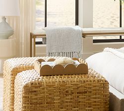 Zaria Handcrafted Scalloped Tray