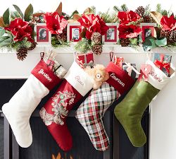 Grosgrain Frame Stocking Holder