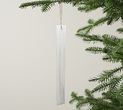 Selenite Icicle Ornament