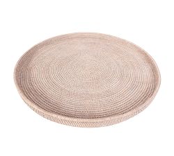 Tava Handwoven Rattan Oversized Round Tray