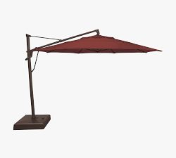 13&rsquo; Round Cantilever Outdoor Patio Umbrella with Base