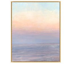 Dawn at Sea Hand Embellished Framed Canvas Print