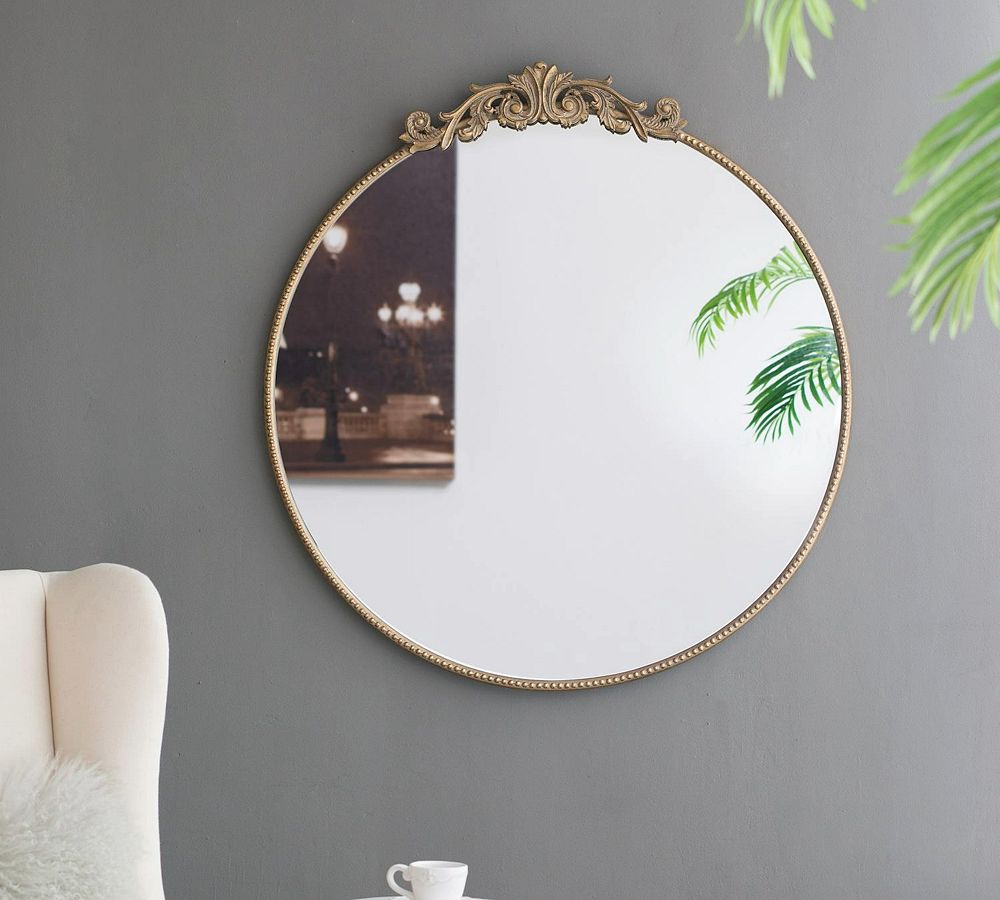 Fleur Round Wall Mirror by Pottery Barn