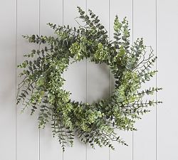 Faux Outdoor Safe Eucalyptus Wreath
