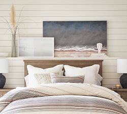 Gray Shore Framed Canvas