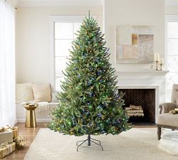 Tree Classics by Balsam Hill Lit Valley Fir Faux Christmas Tree