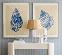 Blue Shell Watercolour Framed Print