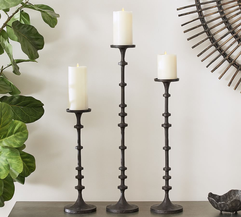 Fia Candle Holders Set by Pottery Barn