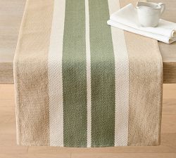 Triston Striped Cotton Table Runner