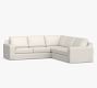 Big Sur Slipcovered L-Shaped Outdoor Sectional (114")