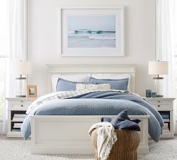 Coastal Striped Cotton Blanket