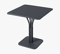 Fermob Metal Square Luxembourg Pedestal Outdoor Dining Table (28")