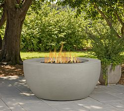 Jaylen Round Concrete Propane Fire Pit (44")