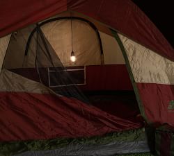 USB Outdoor Solar Caged Light