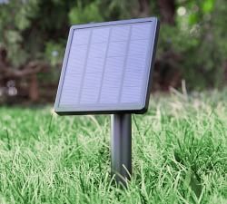 USB Outdoor Solar Caged Light