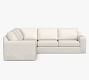 Big Sur Slipcovered L-Shaped Outdoor Sectional (114")