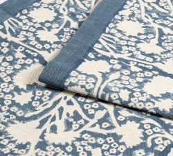 Carmel By the Sea Block Print Cotton Tablecloth