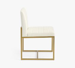 Millie Channel Tufted Upholstered Desk Chair