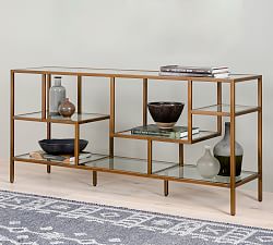 Monsarrat Glass Media Console