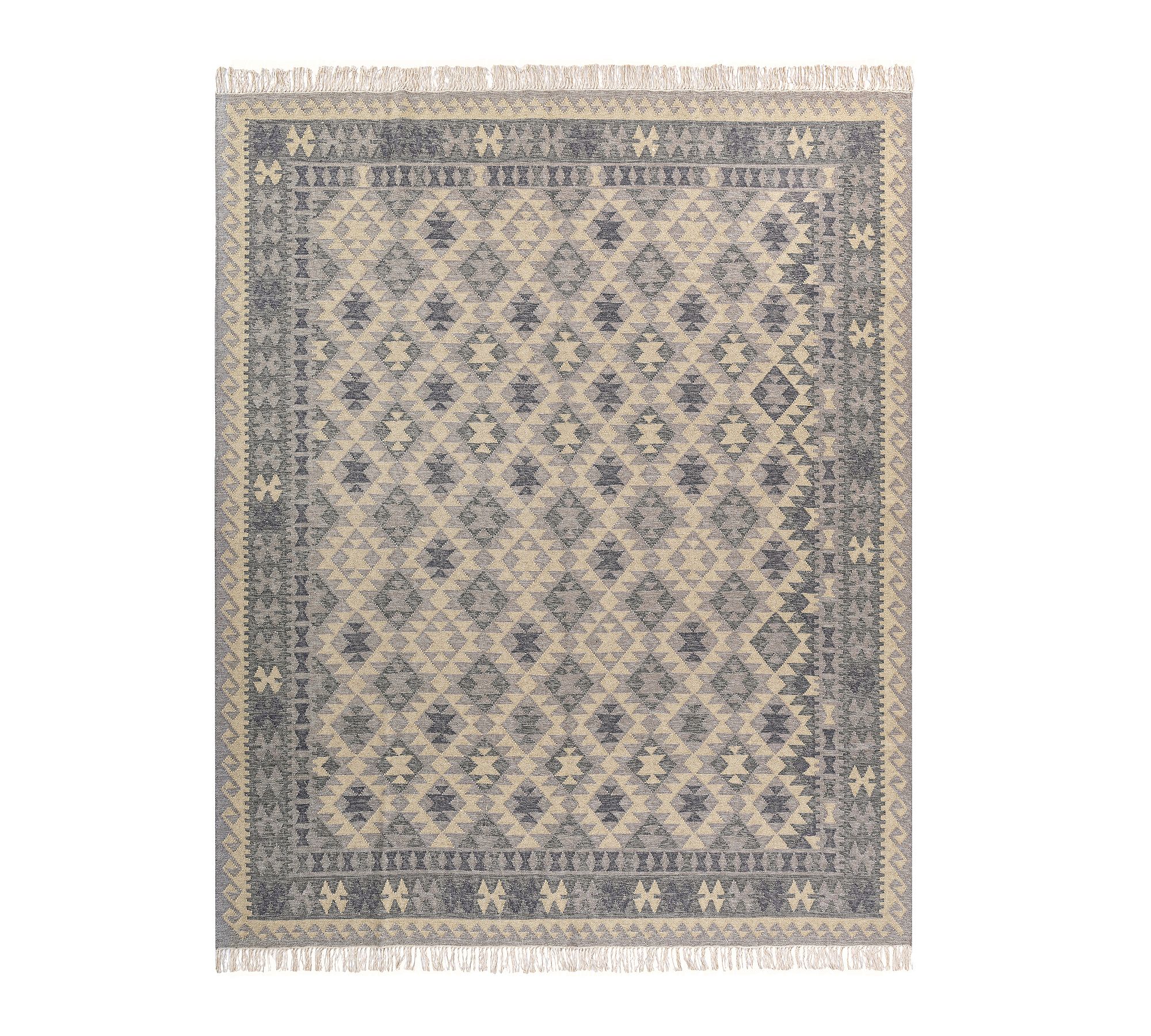 Silas Flatweave Wool Rug - thumbnail 4