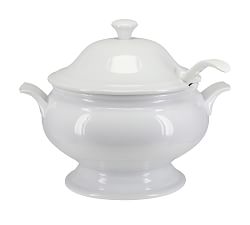 BIA White Porcelain Soup Tureen