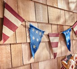 Liberty Burlap Party Banner