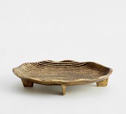 Textured Rustic Footed Bowl