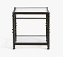 Estelle Rectangular Glass Side Table (17.5")