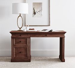Livingston Single Cabinet Writing Desk (57")