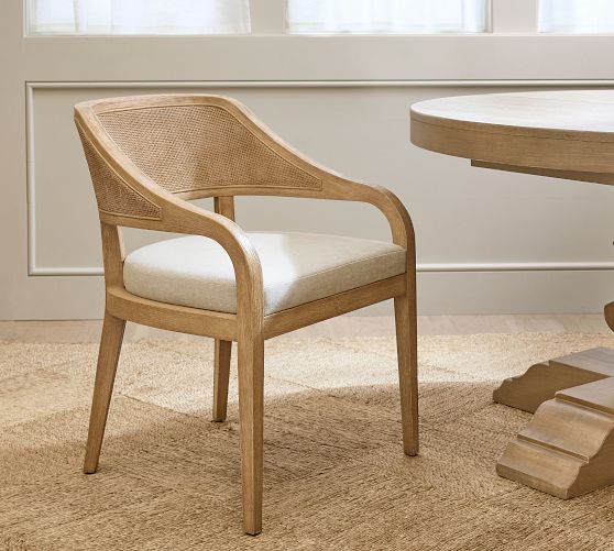 Felton Woven Dining Armchair by Pottery Barn