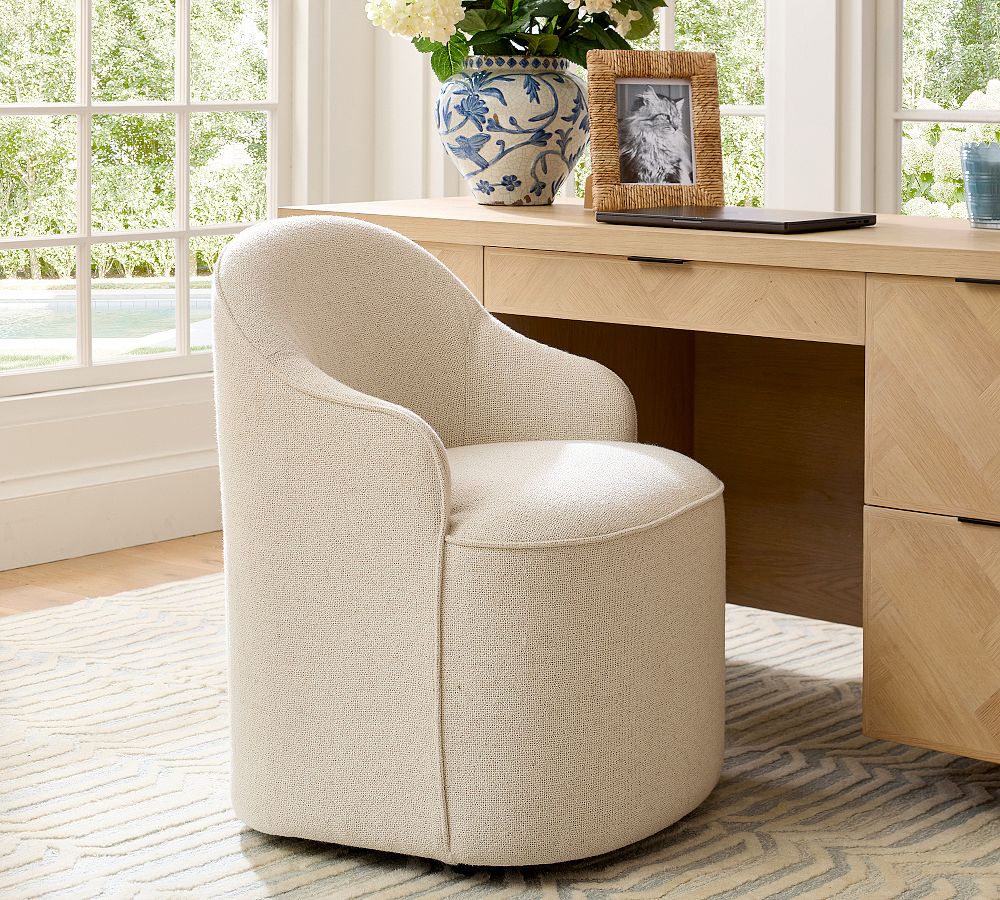 Jamie Upholstered Desk Chair by Pottery Barn